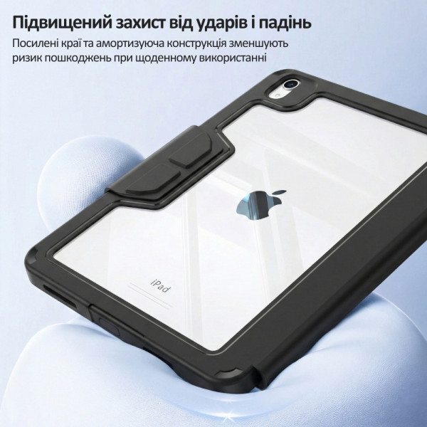 Фото - Чохол для планшета BeCover з кріпленням for Apple iPad Air (4/5) 2020/2022 10.9" Black (714967)