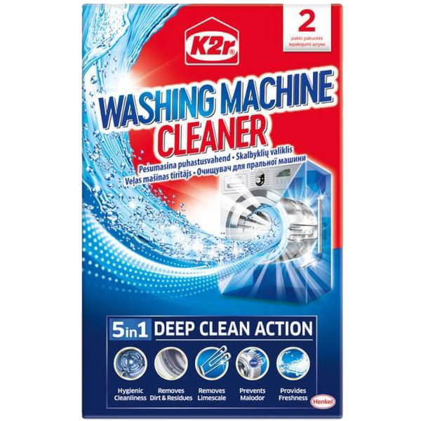 Фото - Засіб від накипу для пральних машин K2r 2 цикли очищення (9000101313109) Фото - Засіб від накипу для пральних машин K2r 2 цикли очищення (9000101313109)