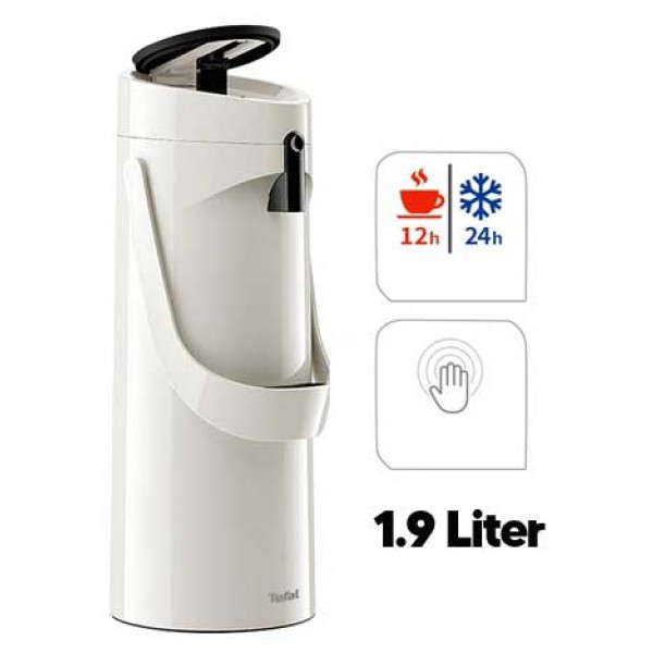 Фото - Термос Tefal K3140214 PONZA PUMP 1.9 л білий