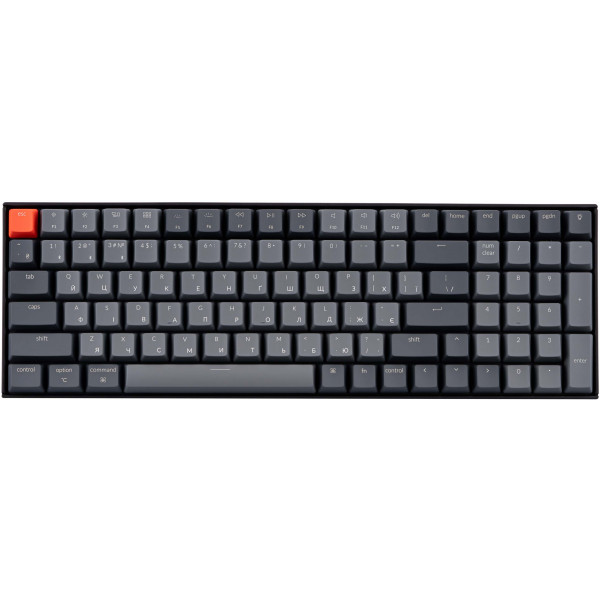 Фото - Клавиатура беспроводная игровая Keychron K4 Gateron G PRO Red BT/USB-A EN/UKR White Led (K4A1_KEYCHRON)