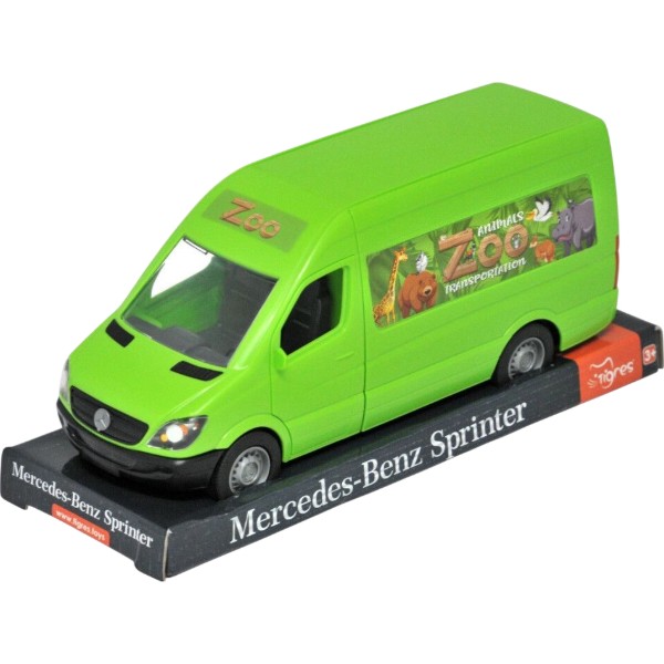 Фото - Коллекционная спецтехника Tigres Mercedes-Benz Sprinter грузовой Зеленый (39715)