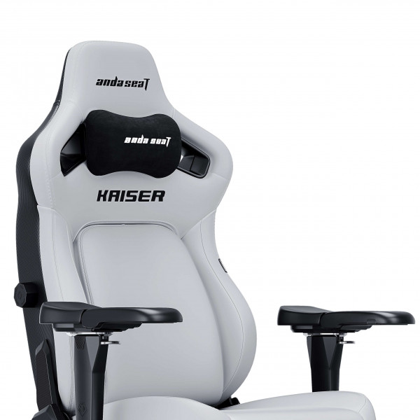 Фото - Крісло для геймерів Anda Seat Kaiser 4 Size XL White Premium PVC (AD12YDDC-XLL-20-W-PV/C)