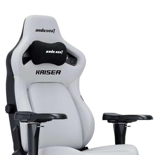Фото - Крісло для геймерів Anda Seat Kaiser 4 Size XL White Premium PVC (AD12YDDC-XLL-20-W-PV/C)