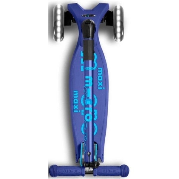 Фото - Трёхколёсный самокат Micro Maxi Deluxe Navy LED (MMD083)