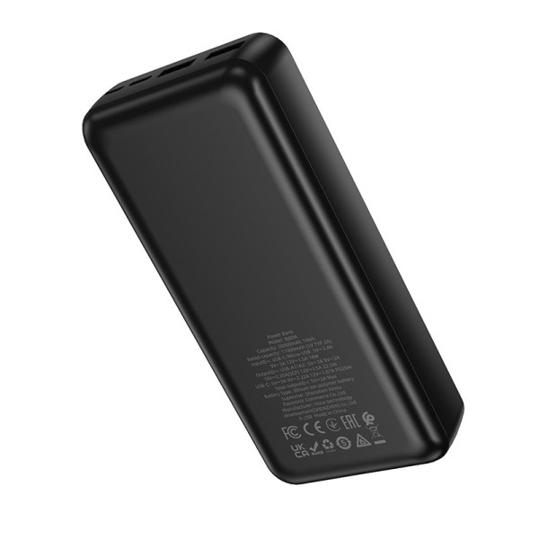 Фото - Батарея мобільна BOROFONE BJ80A Clever PD20W + QC22.5W 20000 mAh Black (714789)