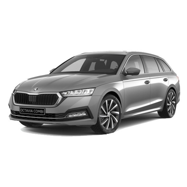 Фото - Килимки з екошкіри в салон авто передні EVAtech для Octavia A8 Skoda 2020 4 покоління Combi EU (SK1642AV2AV4BBB)