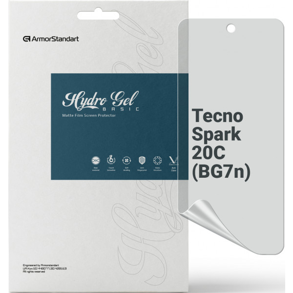 Фото - Захисна плівка для смартфону Armorstandart Matte for Tecno Spark 20C (BG7n) (ARM73606)