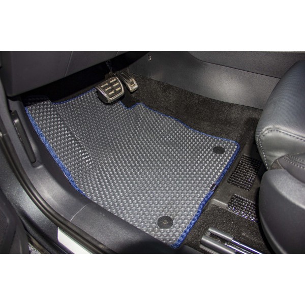 Фото - Коврики из экокожи в салон авто передние EVAtech для Kodiaq Restyling 5 seats Skoda 2021-2024 1 поколение SUV EU (SK43100AE2AV4BBLB)