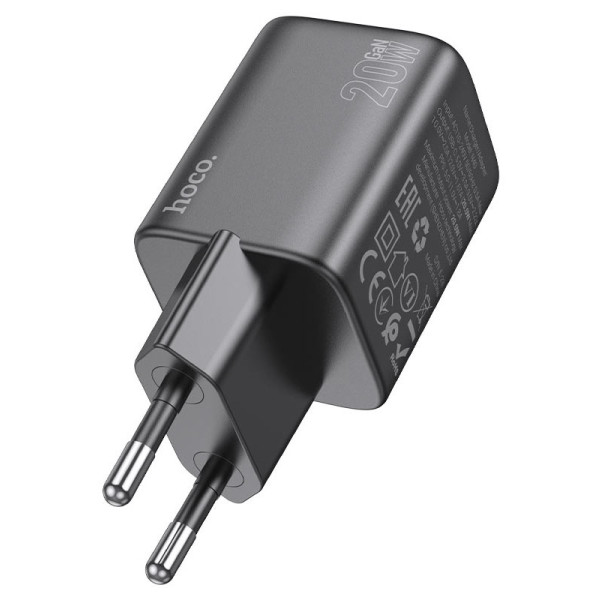 Фото - Мережевий зарядний пристрій HOCO N40 PD20W charger Black (6942007616966)