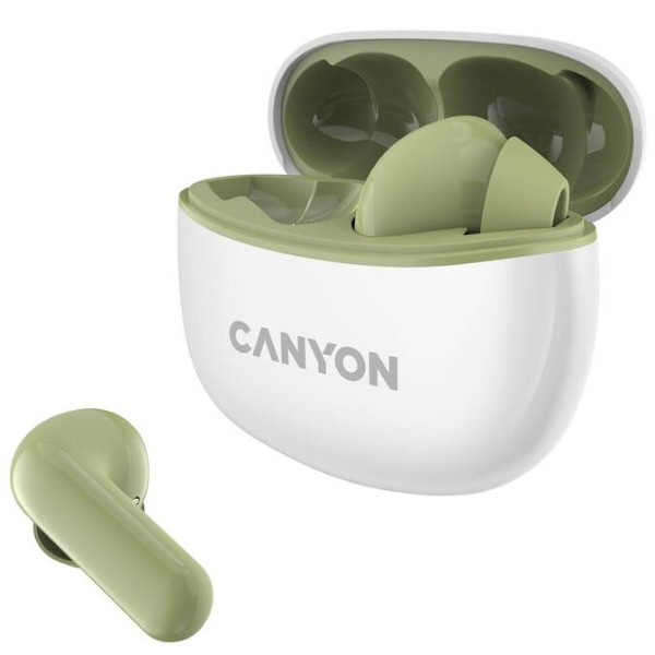 Фото - Навушники вкладиші бездротові TWS Canyon TWS-5 (CNS-TWS5GR) Green