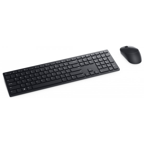 Фото - Клавіатура + миша бездротова Dell Pro Wireless Keyboard and Mouse - KM5221W - Ukrainian (QWERTY) (580-AJRT)