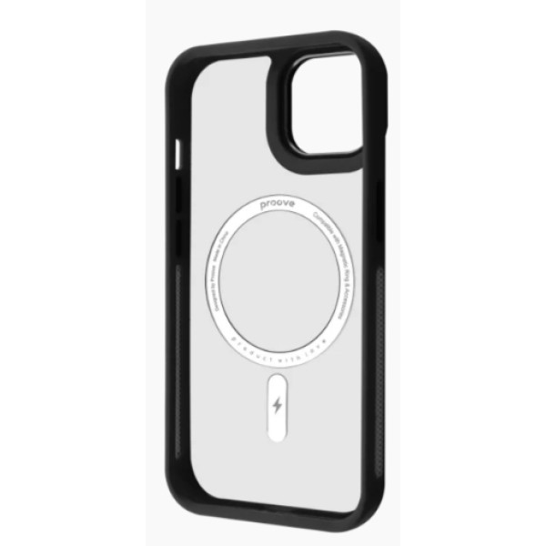 Фото - Чохол для смартфону Proove Clear Essence Case with Magnetic Ring iPhone 17 Black (PCCEIP170002)