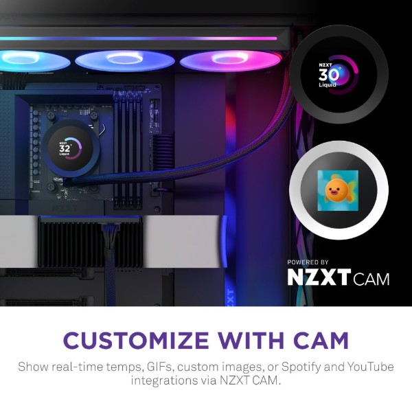 Фото - Водяна система охолодження NZXT Kraken Plus Black (RL-KR360-B2)
