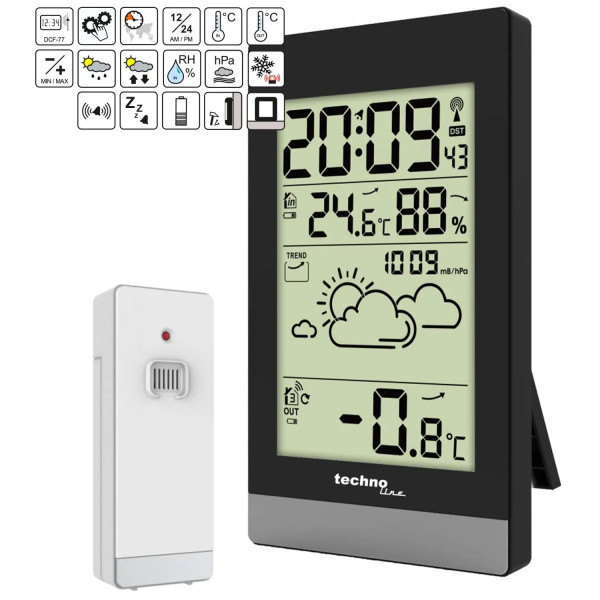 Фото - Метеостанция Technoline Black (WS9132)