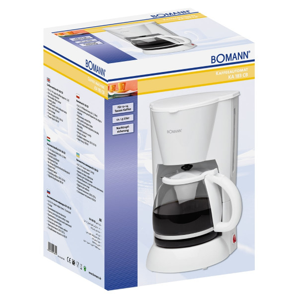 Фото - Кавоварка крапельна Bomann КА 183 CB White