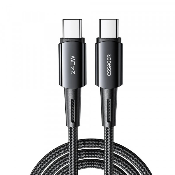 Фото - Кабель синхронізації даних Essager Sunset C-C 240W Data cable 1m (EXCTT3-CG0G-P)