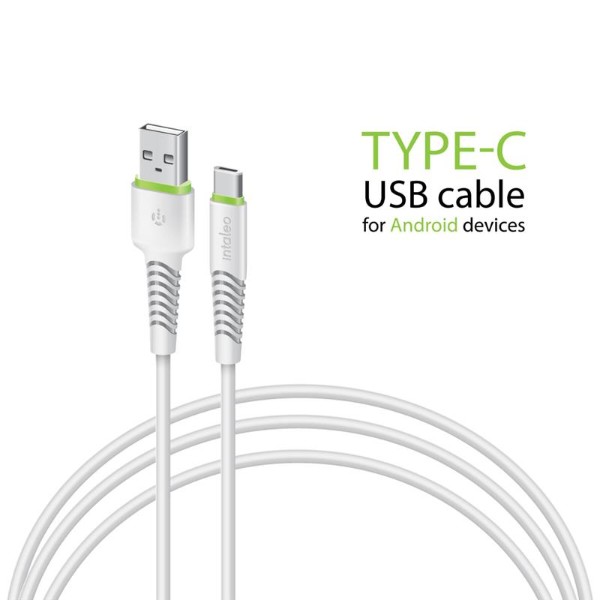 Фото - Кабель Intaleo CBFLEXT1 USB-USB Type-C 1.2м White (1283126568534)