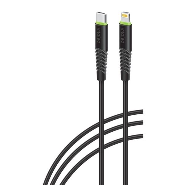 Фото - Кабель Intaleo CBFLEXTL1 USB-C-Lightning 1.2м Black (1283126542459) Фото - Кабель Intaleo CBFLEXTL1 USB-C-Lightning 1.2м Black (1283126542459)