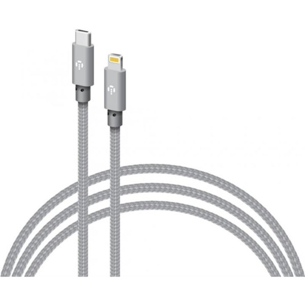 Фото - Кабель Intaleo CBGNYTL1 USB Type-C-Lightning 1м 30W Grey (1283126559587) Фото - Кабель Intaleo CBGNYTL1 USB Type-C-Lightning 1м 30W Grey (1283126559587)