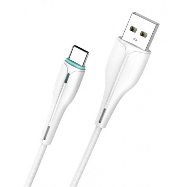 Фото - Кабель синхронізації даних SkyDolphin S48T USB - Type-C 1m White (USB-000425)