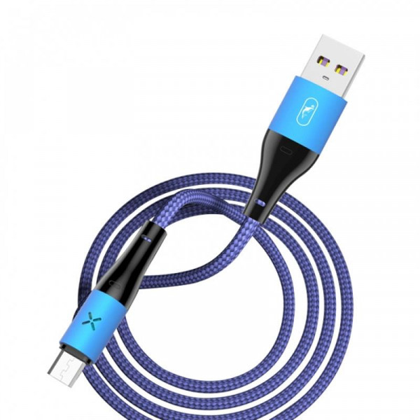 Фото - Кабель SkyDolphin S49V LED Aluminium Alloy USB - microUSB 1m Blue (USB-000570) Фото - Кабель SkyDolphin S49V LED Aluminium Alloy USB - microUSB 1m Blue (USB-000570)