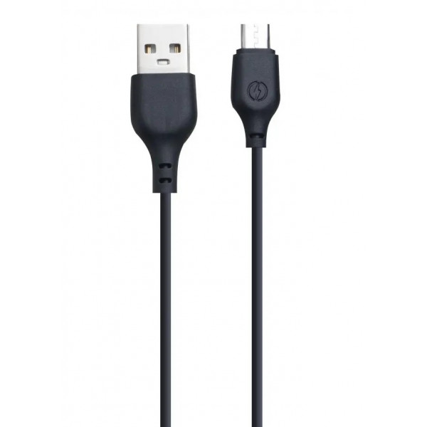 Фото - Кабель синхронізації даних XO NB103 2.1A Micro 2m Black (6920680862788)