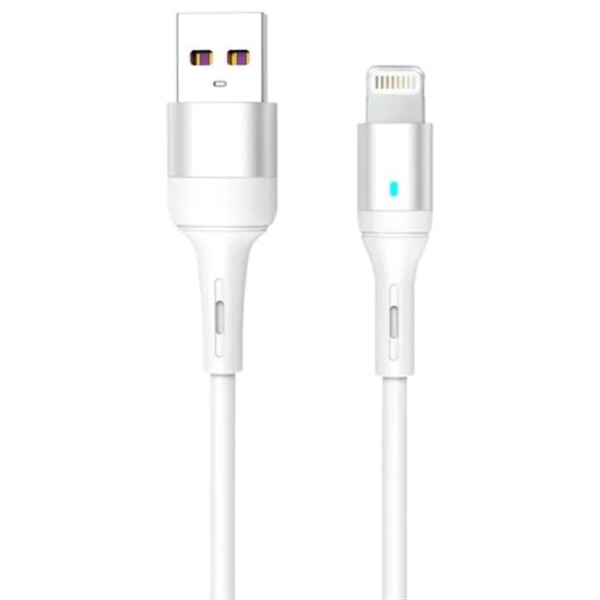 Фото - Кабель SkyDolphin S06L LED Smart Power USB - Lightning 1 м White (USB-000555) Фото - Кабель SkyDolphin S06L LED Smart Power USB - Lightning 1 м White (USB-000555)