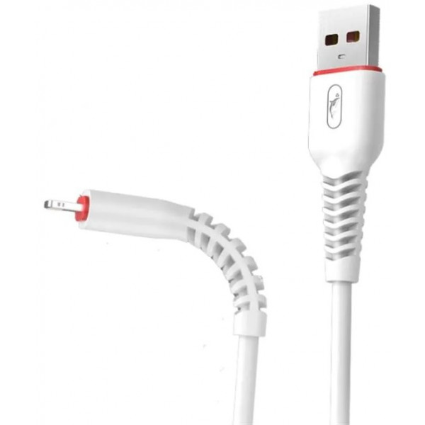 Фото - Кабель SkyDolphin S54L Soft USB - Lightning 1 м White (USB-000429)