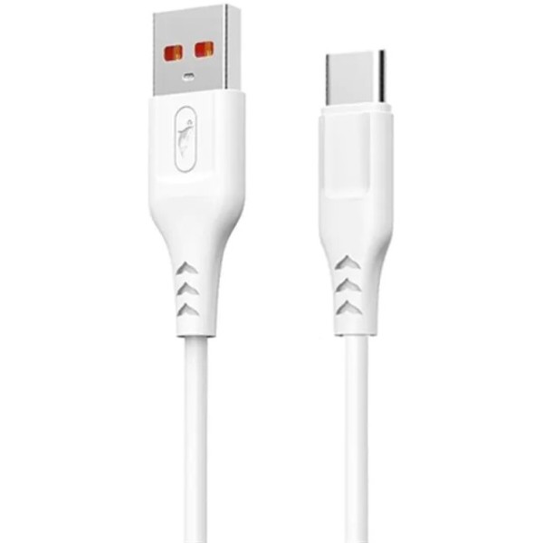 Фото - Кабель SkyDolphin S61T USB Type-C 1 м White (USB-000445)