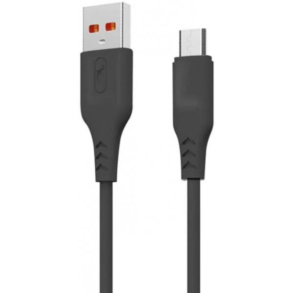 Фото - Кабель SkyDolphin S61V USB - мicroUSB 1 м Black (USB-000448)
