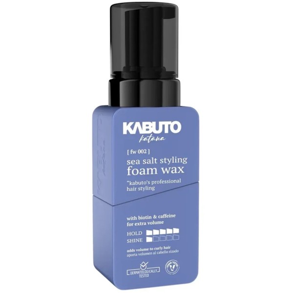 Фото - Пенка для укладки волос Kabuto Katana Hair Styling Sea Salt Foam Wax 250 ml (8685077950711)