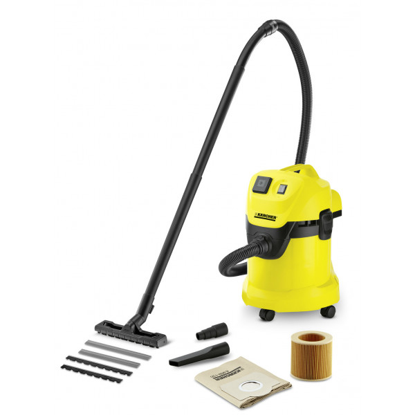 Фото - Пилосос для сухого прибирання з мішком Karcher WD 3 P +фільтр-мішки