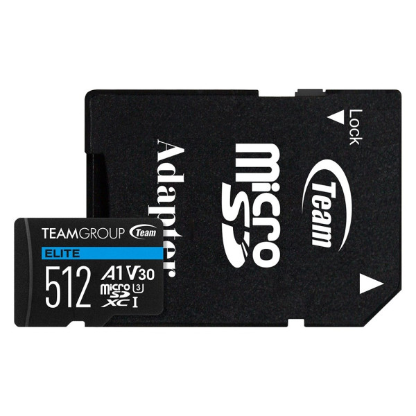 Фото - Карта пам'яті Team MicroSDXC 512GB UHS-I/U3 Class 10 Elite (TEAUSDX512GIV30A103)
