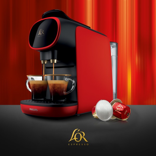 Фото - Кофеварка капсульная Philips L’OR Barista Rossa + 10 капсул L'OR