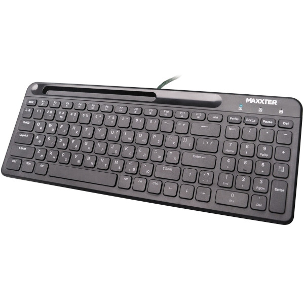 Фото - Клавіатура дротова Maxxter KB-01B-UA