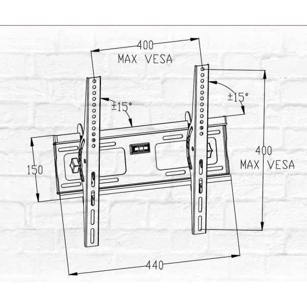 Фото - Кріплення для телевізора AVATech КБ-907ST