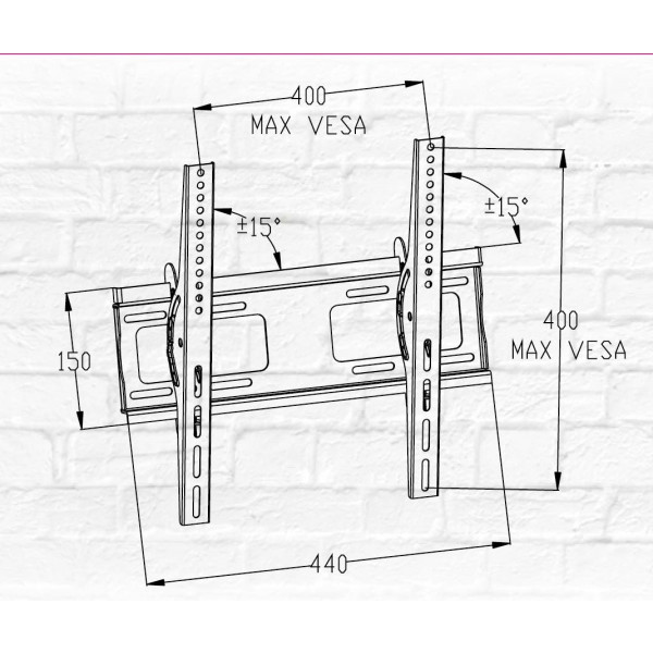 Фото - Крепление для телевизора AVATech КБ-907ST-White