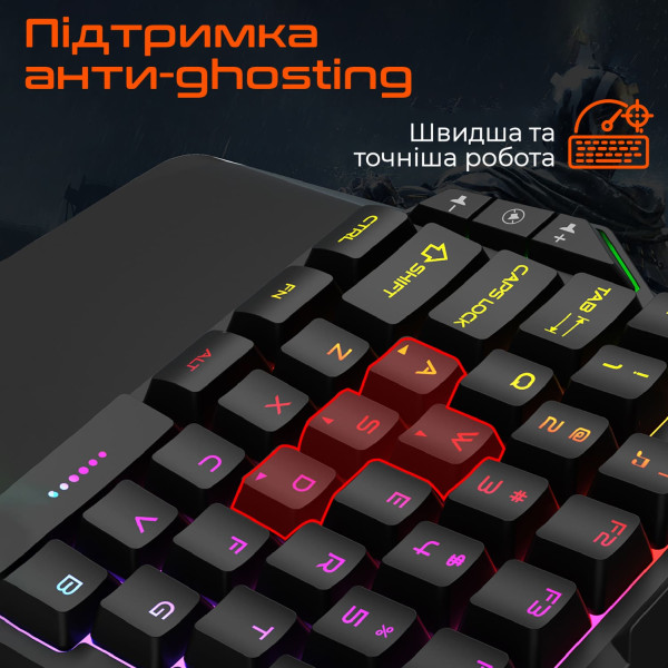 Фото - Клавіатура дротова ігрова Meetion MT-KB015-A