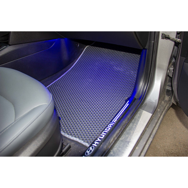 Фото - EVA килимки в салон авто передні EVAtech для Elantra (AD) Hyundai 2015-2020 6 покоління Sedan USA HY1478AB2KH3RGB