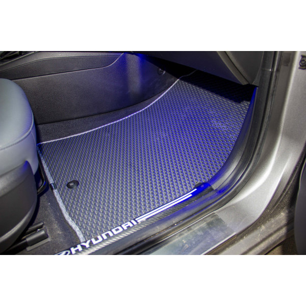 Фото - EVA килимки в салон авто передні EVAtech для Elantra (AD) Hyundai 2015-2020 6 покоління Sedan USA HY1478AB2KH3RGB