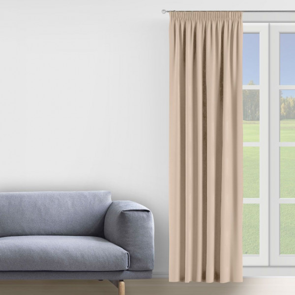Фото - Портьєра Decorator Штора на тасьмі 200х275 беж.