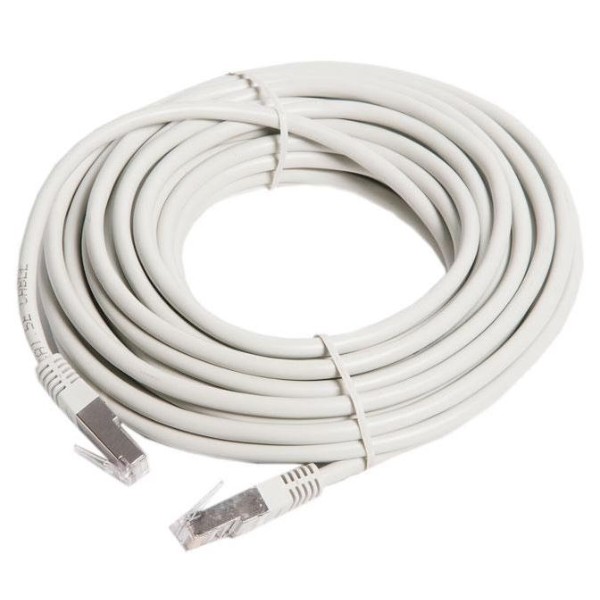Фото - Кабель патч-корд Kingda RJ45 FTP 5e 10m (KD-PAFT41000GY)