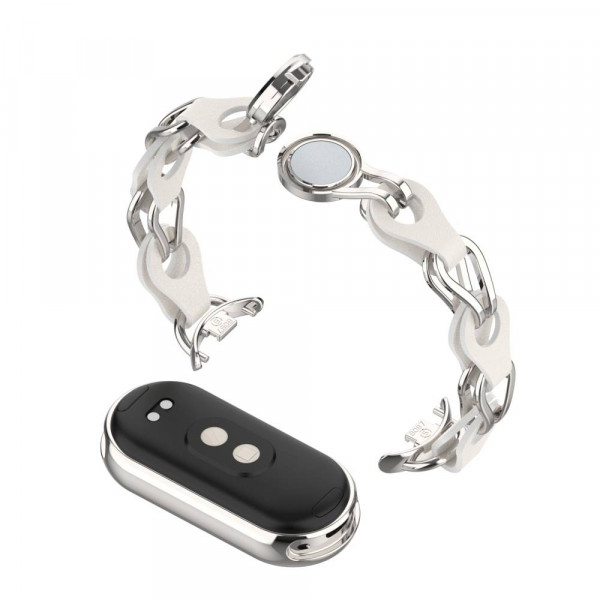 Фото - Ремінець для фітнес-браслету Armorstandart Chain Wristband for Xiaomi Mi Band 8 Silver (ARM69922)