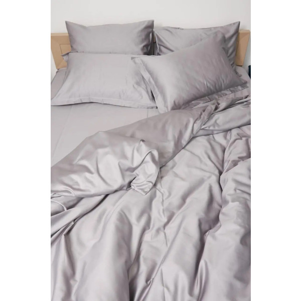 Фото - Пододеяльник двуспальный евро Moon&Star Satin Premium Smoke 200x220 см (MS-870000488)