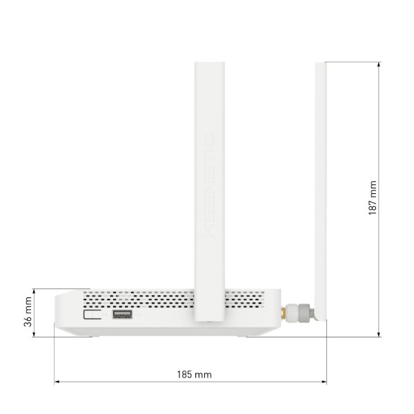 Фото - Маршрутизатор интернет WiFi5+4G Keenetic Hero 4G (KN-2310)
