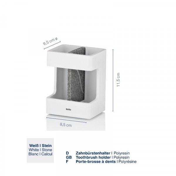 Фото - Органайзер для ванної кімнати Kela Cube 8.5х6.5х11.5 см (23693)