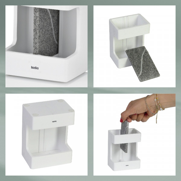 Фото - Органайзер для ванної кімнати Kela Cube 8.5х6.5х11.5 см (23693)