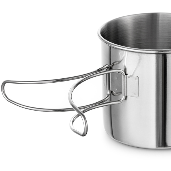 Фото - Чашка туристична 
 Кемпінг зі складними ручками 400 мл