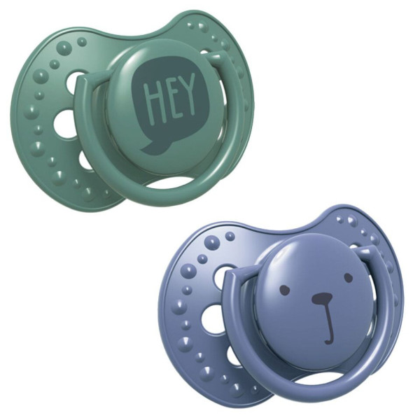 Фото - Симетрична пустушка Lovi 3-6 міс 2 шт. Hey Boy (22/886boy)