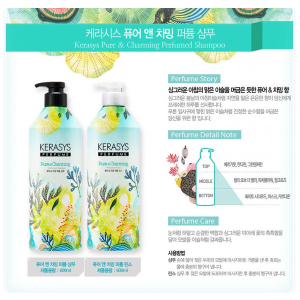 Фото - Бальзам для волосся Kerasys Pure&Charming 600 мл (8801046992753)